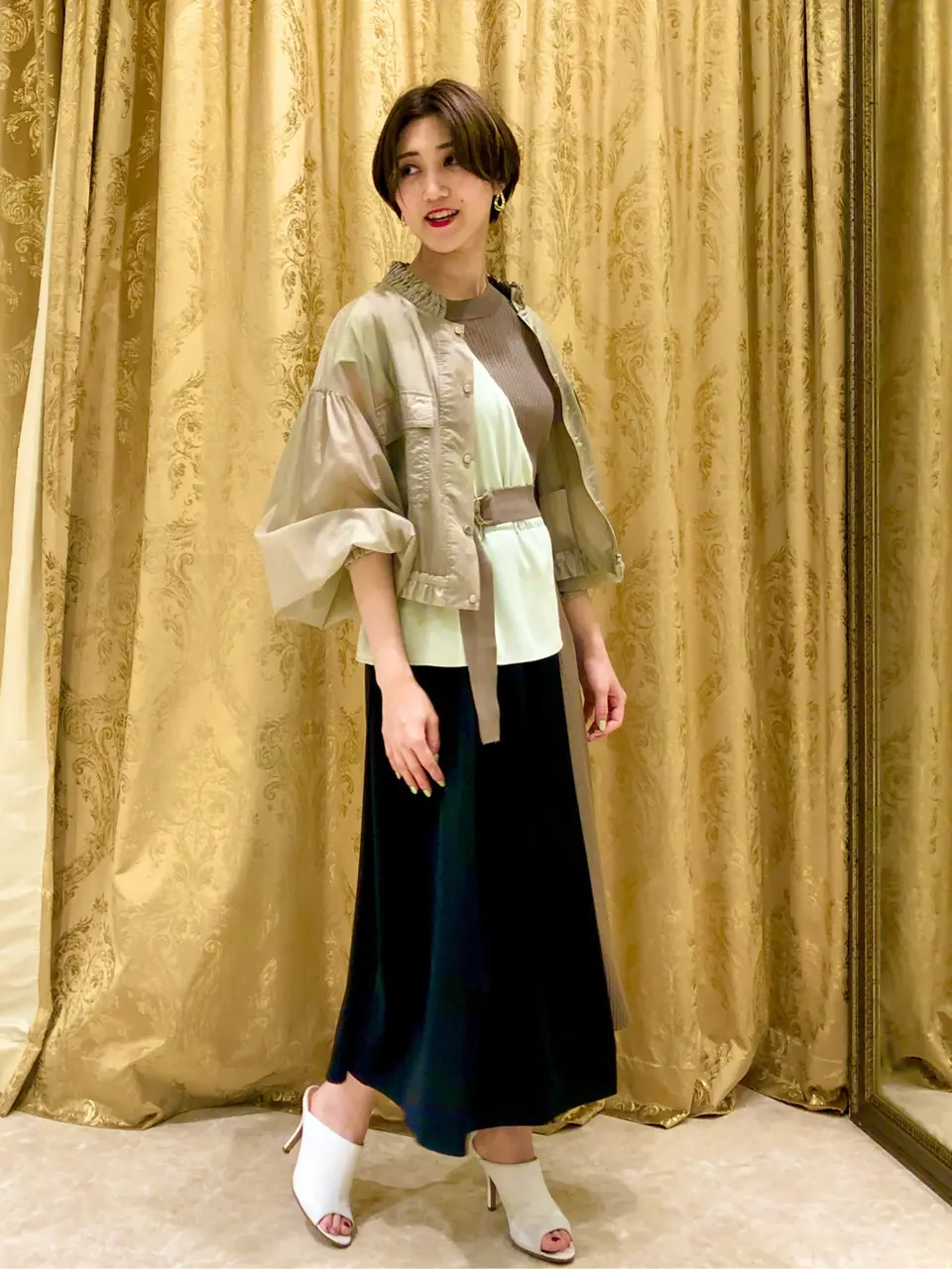 GRACE CONTINENTAL A.FUKUDA コーディネート画像