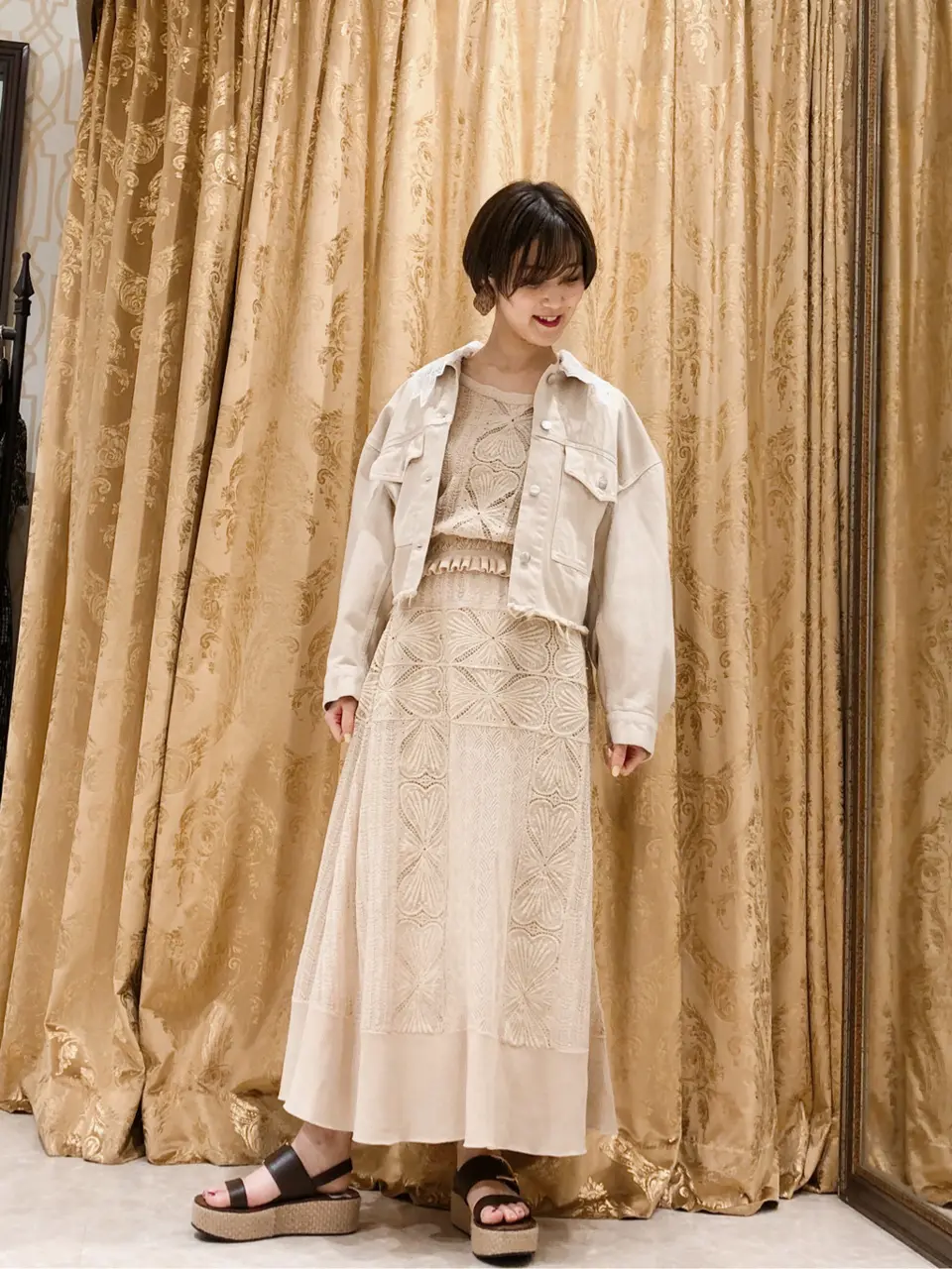 GRACE CONTINENTAL A.FUKUDA コーディネート画像