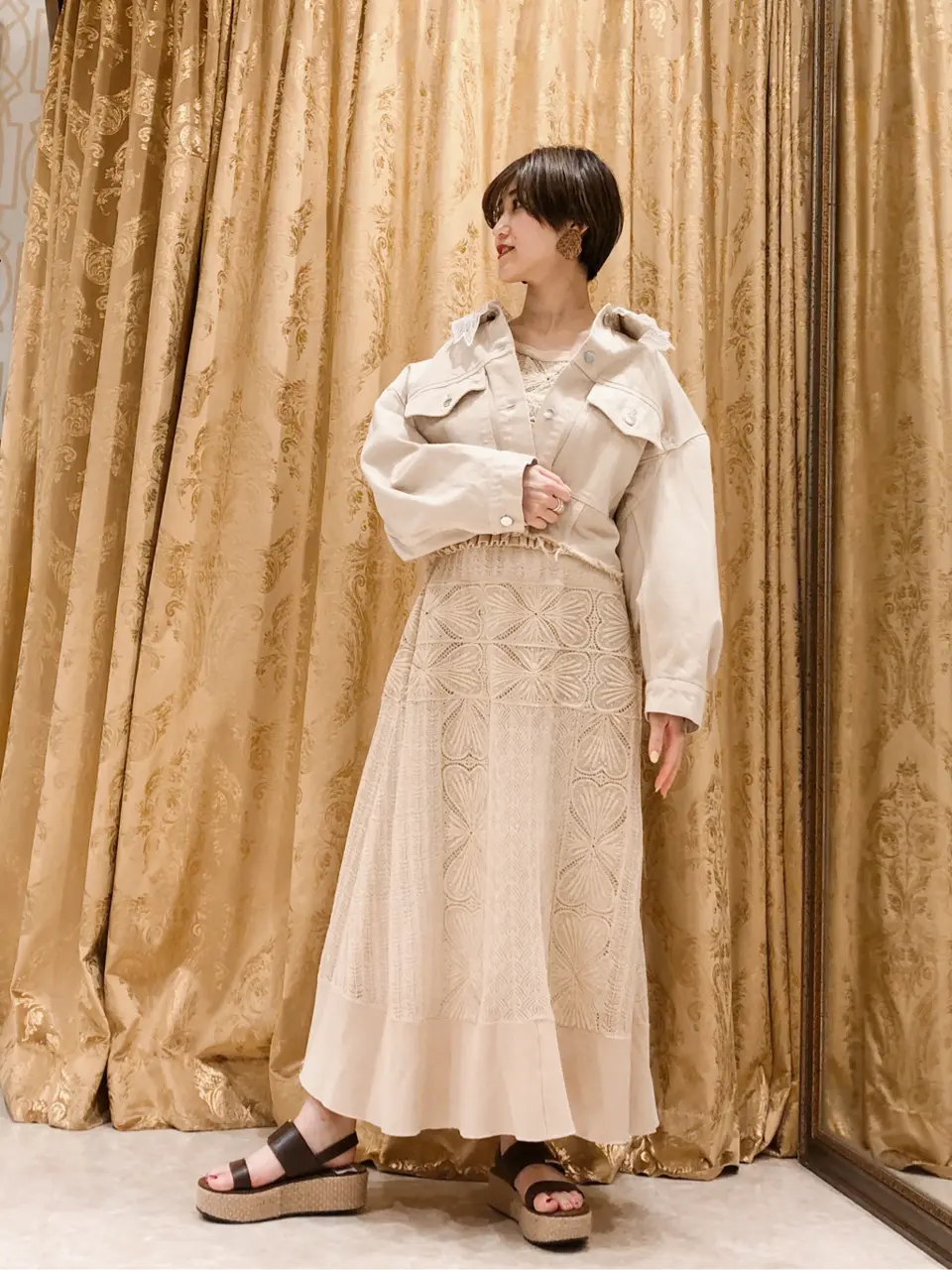 GRACE CONTINENTAL A.FUKUDA コーディネート画像