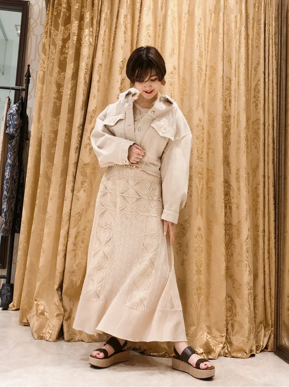 GRACE CONTINENTAL A.FUKUDA コーディネート画像