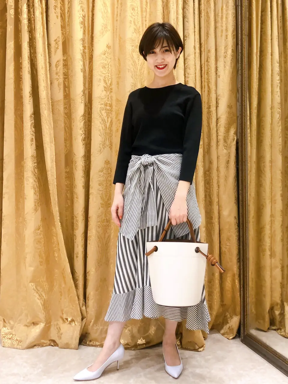 GRACE CONTINENTAL A.FUKUDA コーディネート画像