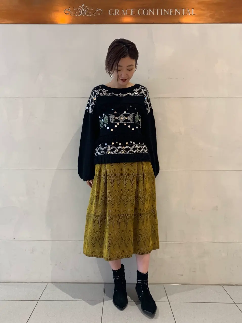 GRACE CONTINENTAL Arichi コーディネート画像