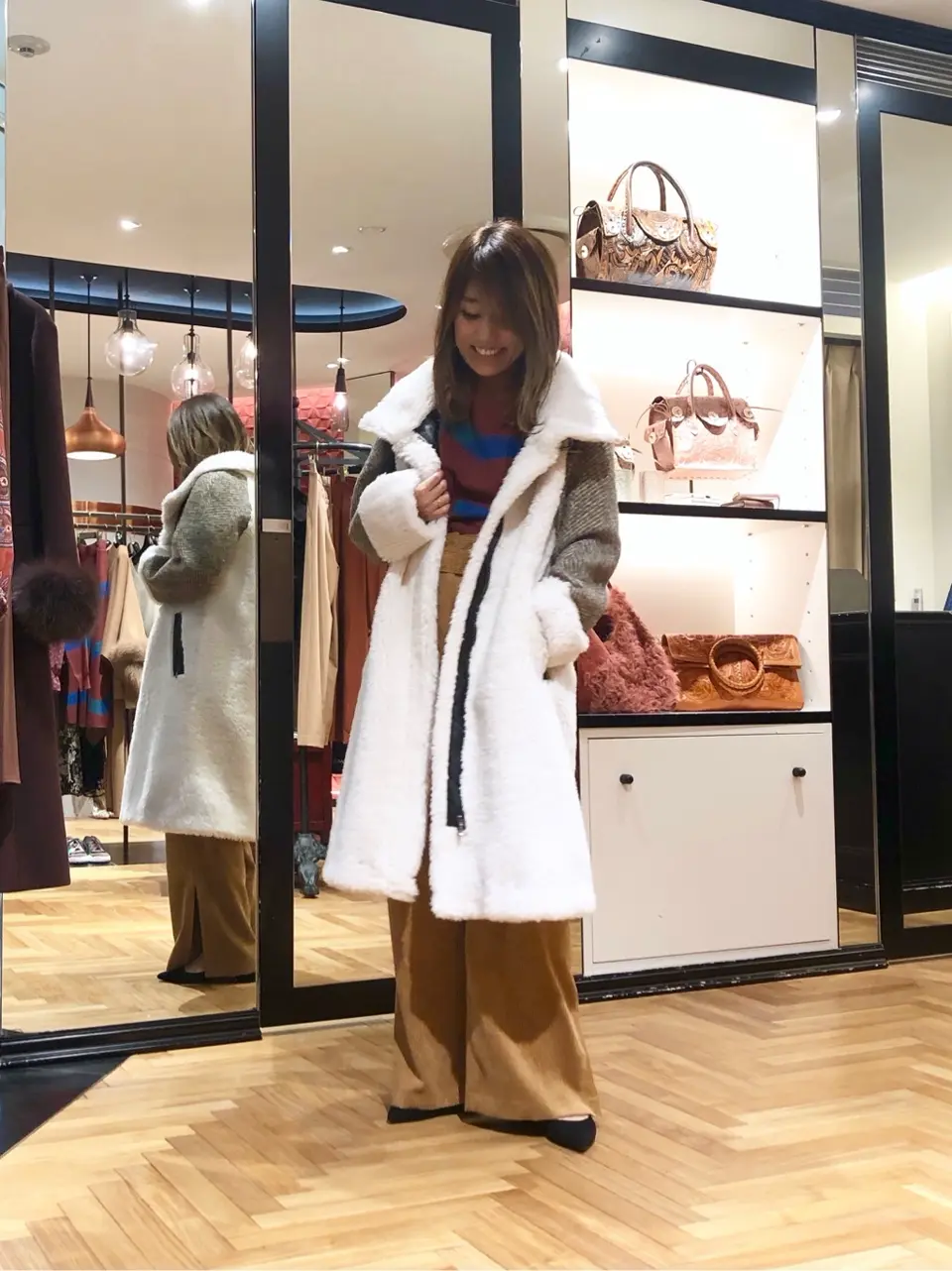 GRACE CONTINENTAL yukimi yonee コーディネート画像