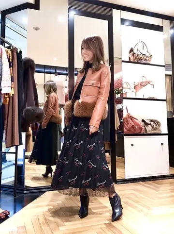 GRACE CONTINENTAL yukimi yonee コーディネート画像