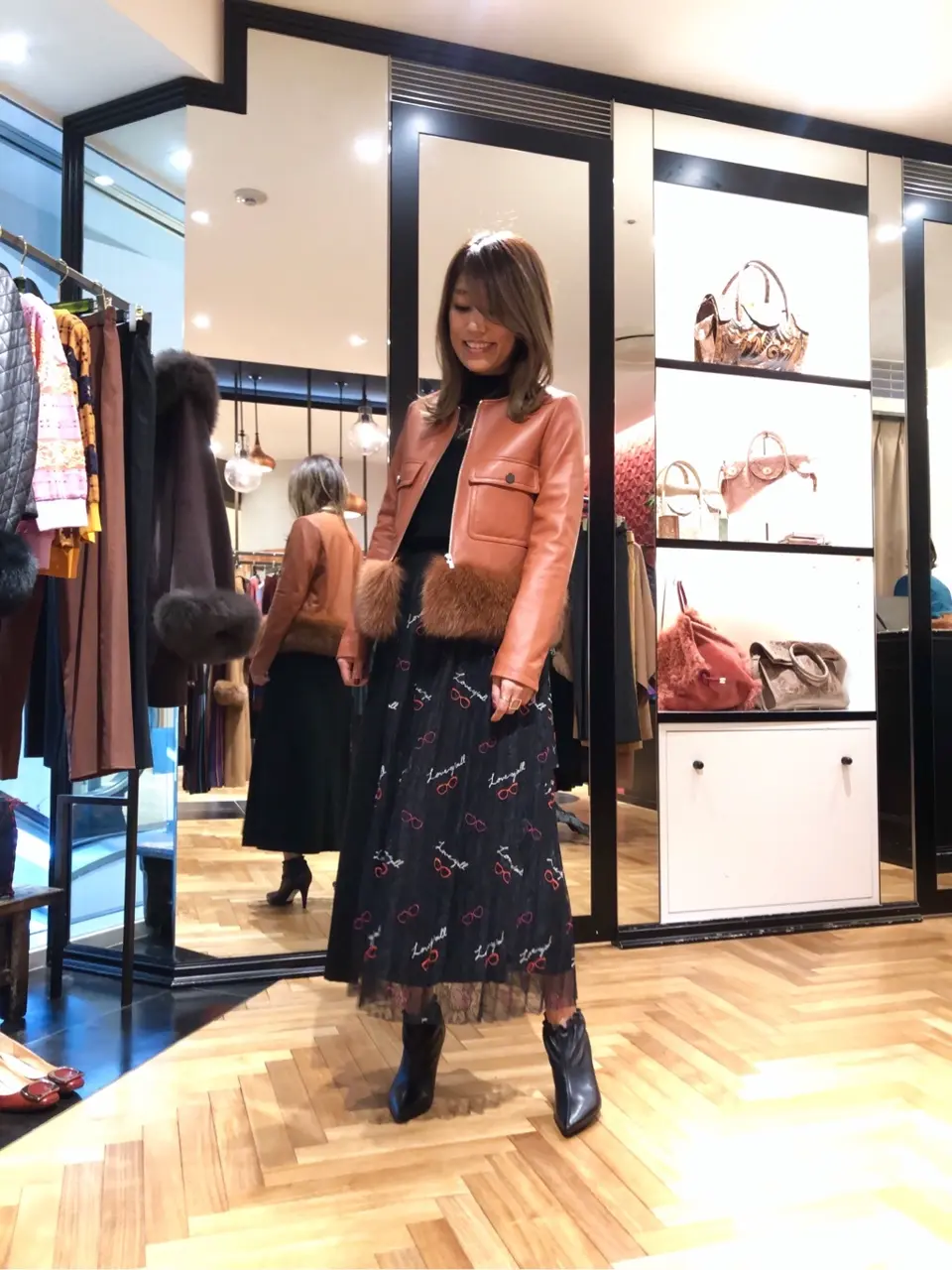 GRACE CONTINENTAL yukimi yonee コーディネート画像