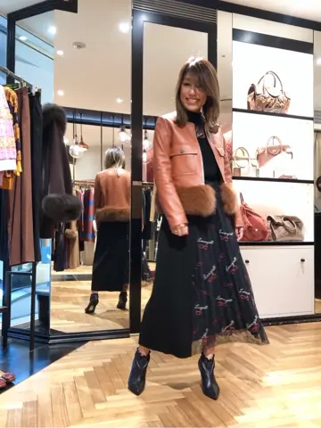 GRACE CONTINENTAL yukimi yonee コーディネート画像