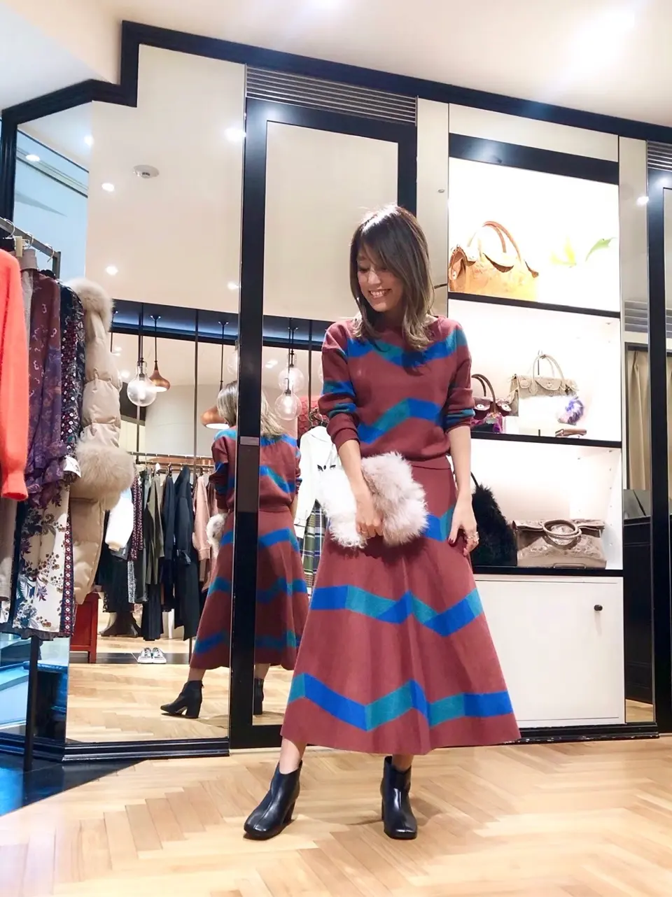 GRACE CONTINENTAL yukimi yonee コーディネート画像