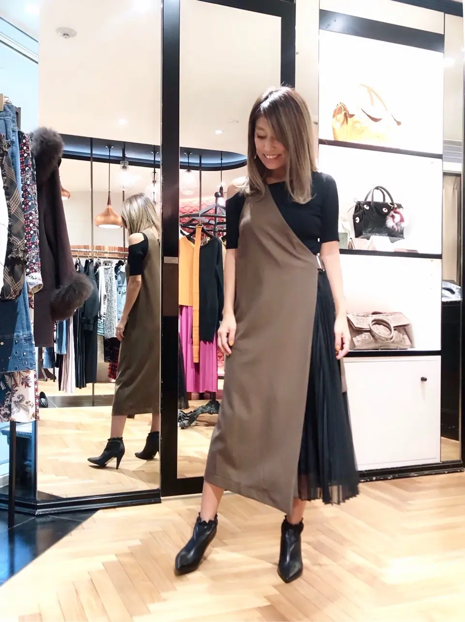 GRACE CONTINENTAL yukimi yonee コーディネート画像