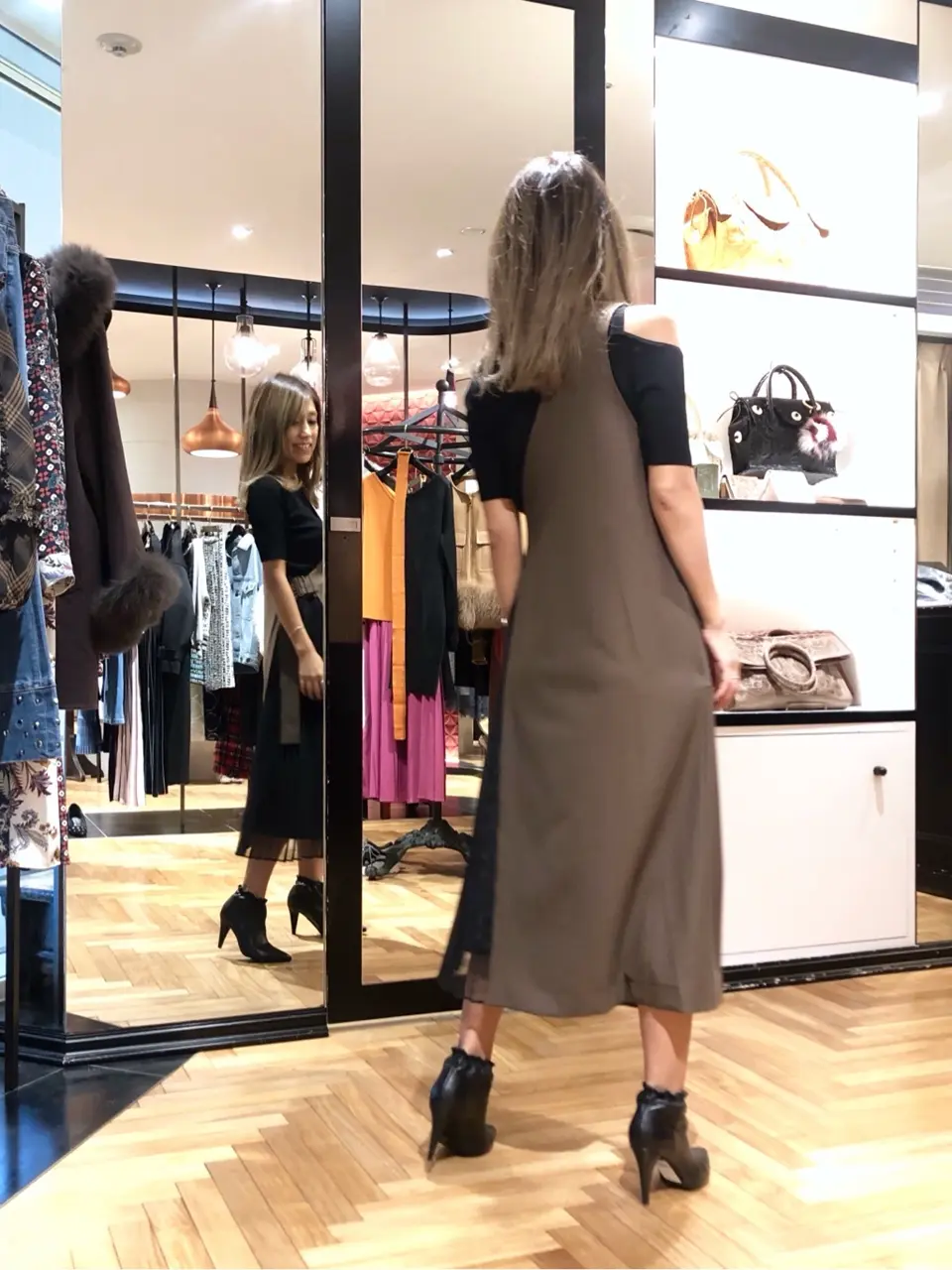 GRACE CONTINENTAL yukimi yonee コーディネート画像