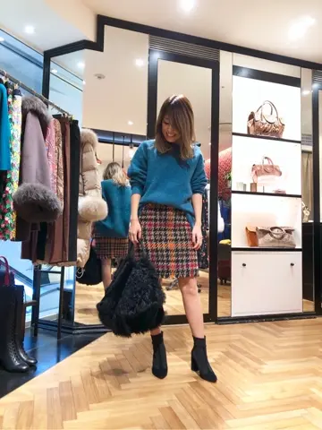 GRACE CONTINENTAL yukimi yonee コーディネート画像