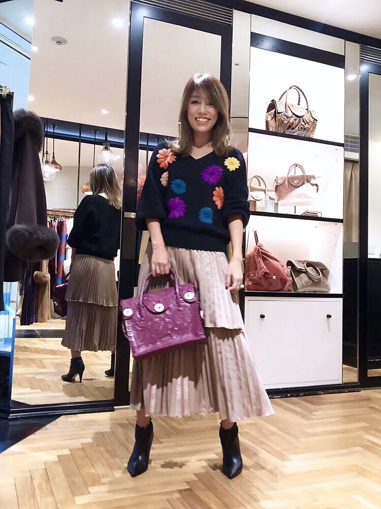 GRACE CONTINENTAL yukimi yonee コーディネート画像