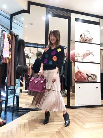 GRACE CONTINENTAL yukimi yonee コーディネート画像