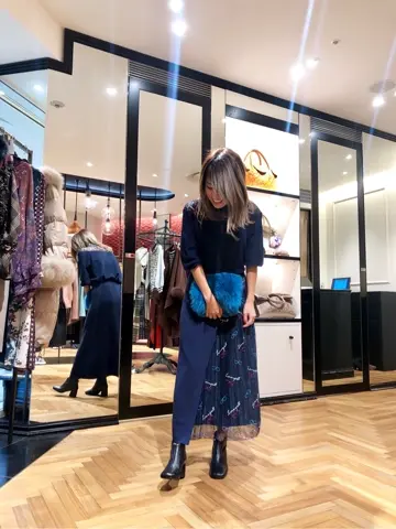 GRACE CONTINENTAL yukimi yonee コーディネート画像