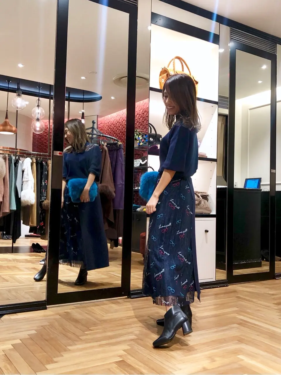 GRACE CONTINENTAL yukimi yonee コーディネート画像