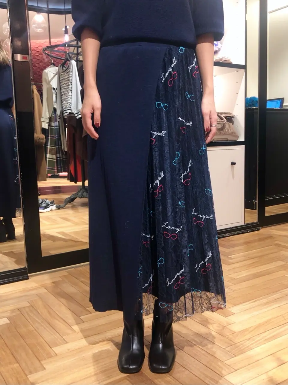 GRACE CONTINENTAL yukimi yonee コーディネート画像