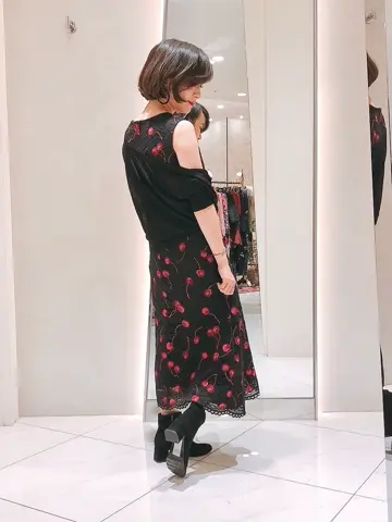 GRACE CONTINENTAL okunaka_desu コーディネート画像