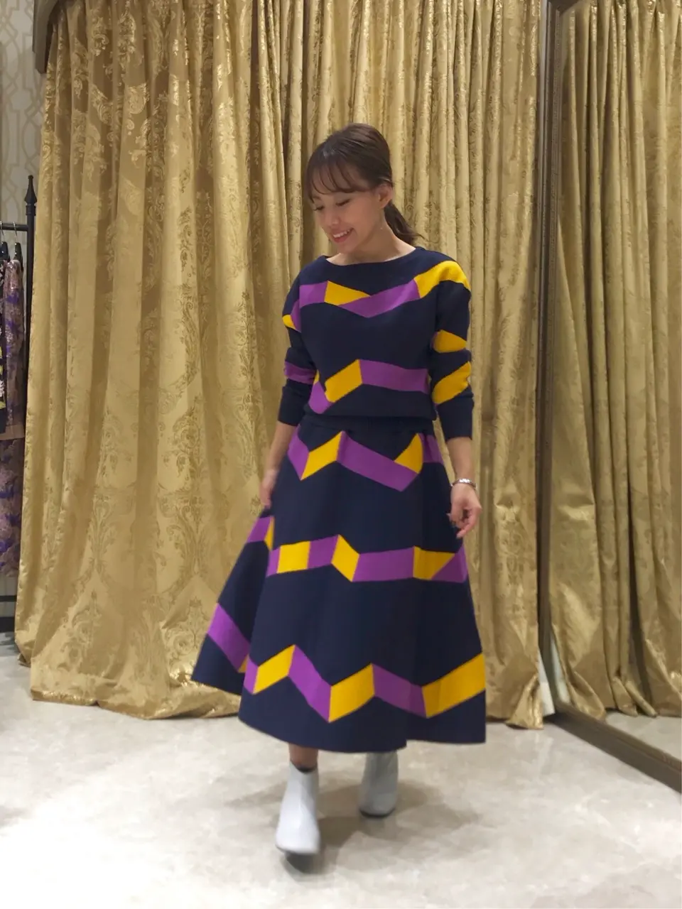 GRACE CONTINENTAL 松﨑　咲良 コーディネート画像