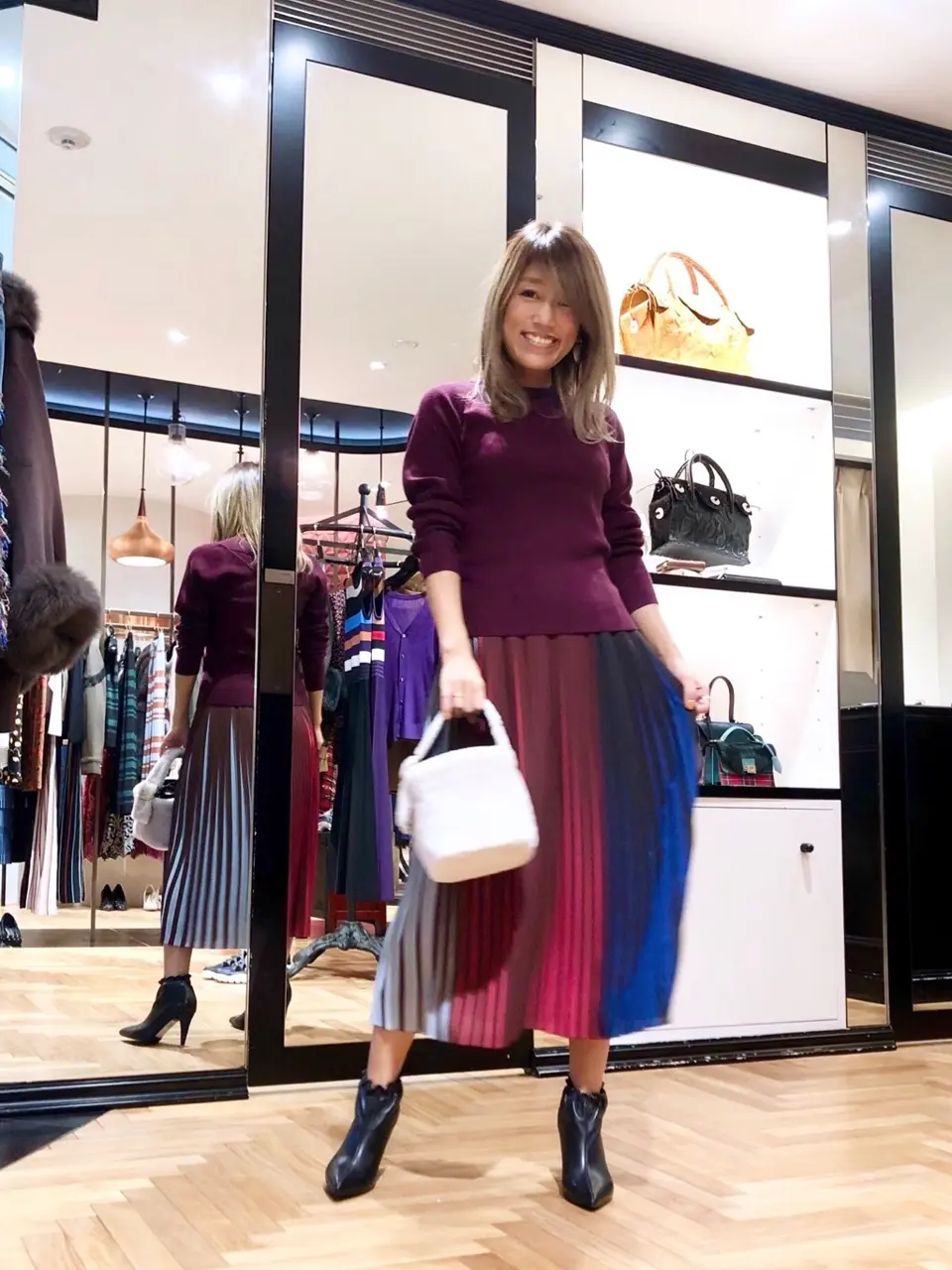 GRACE CONTINENTAL yukimi yonee コーディネート画像