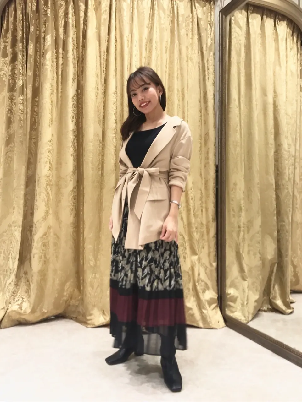 GRACE CONTINENTAL 松﨑　咲良 コーディネート画像