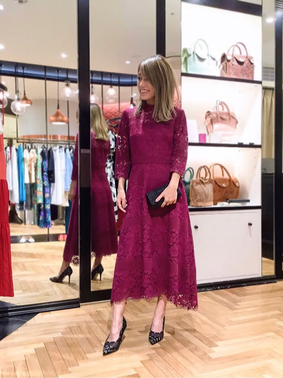 GRACE CONTINENTAL yukimi yonee コーディネート画像