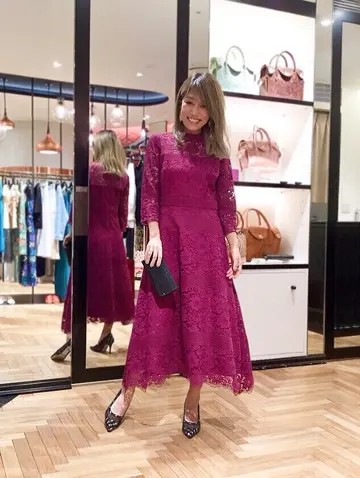 GRACE CONTINENTAL yukimi yonee コーディネート画像