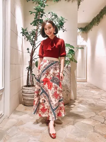 GRACE CONTINENTAL okunaka_desu コーディネート画像