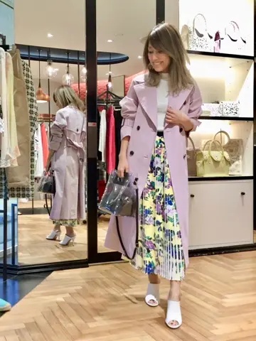 GRACE CONTINENTAL yukimi yonee コーディネート画像