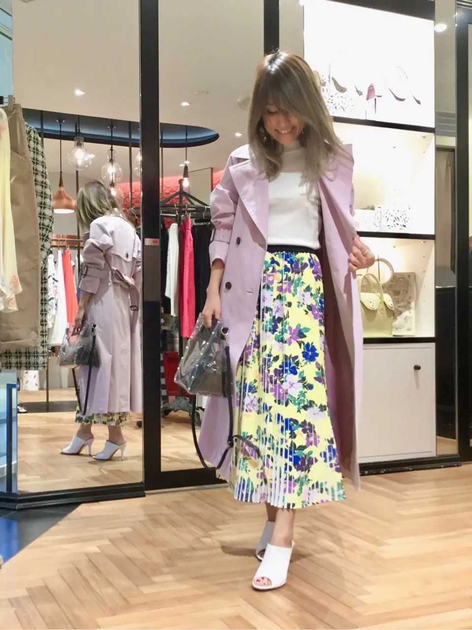 GRACE CONTINENTAL yukimi yonee コーディネート画像