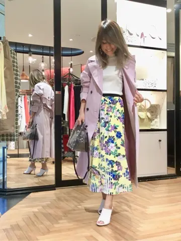 GRACE CONTINENTAL yukimi yonee コーディネート画像