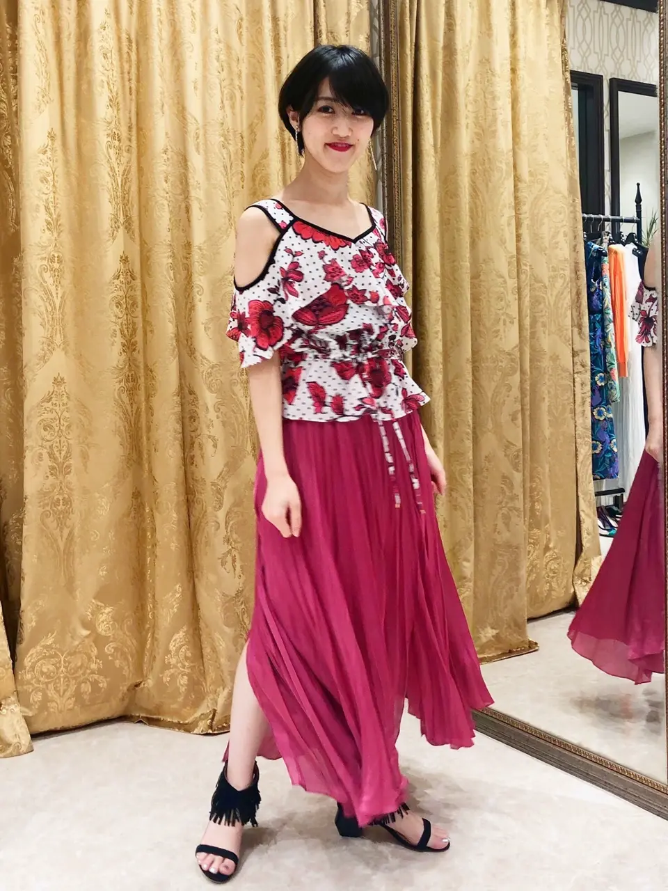 GRACE CONTINENTAL A.FUKUDA コーディネート画像