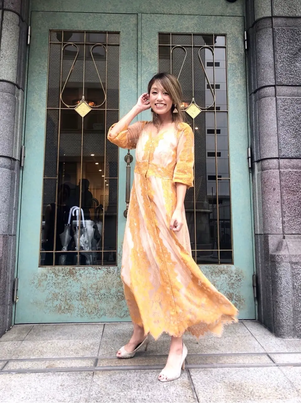 GRACE CONTINENTAL yukimi yonee コーディネート画像