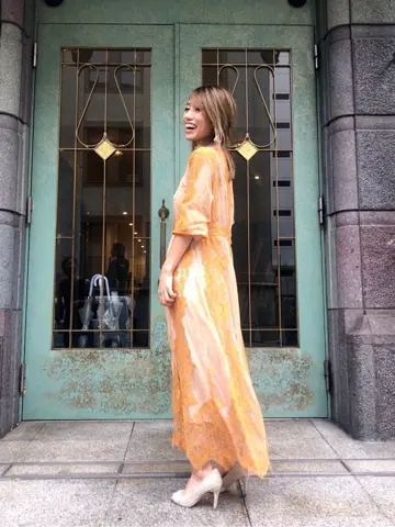 GRACE CONTINENTAL yukimi yonee コーディネート画像