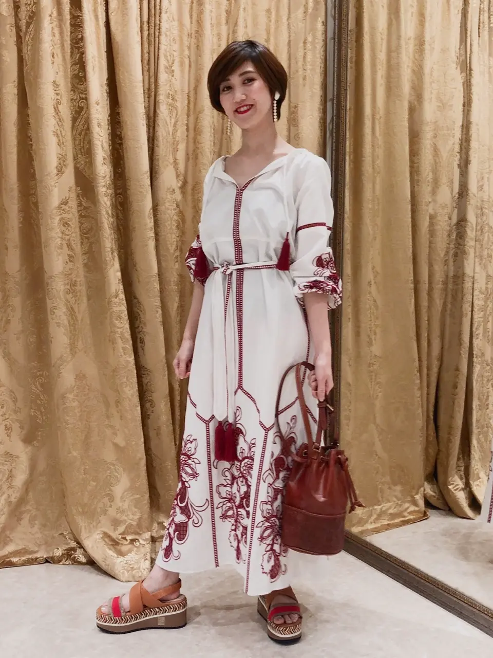 GRACE CONTINENTAL A.FUKUDA コーディネート画像