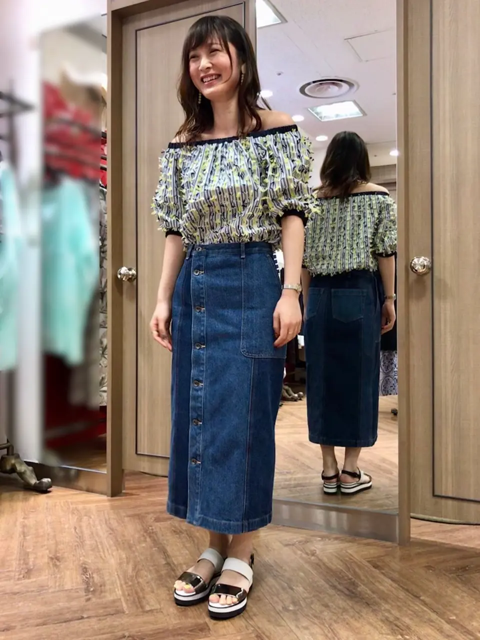 GRACE CONTINENTAL Kogane. コーディネート画像