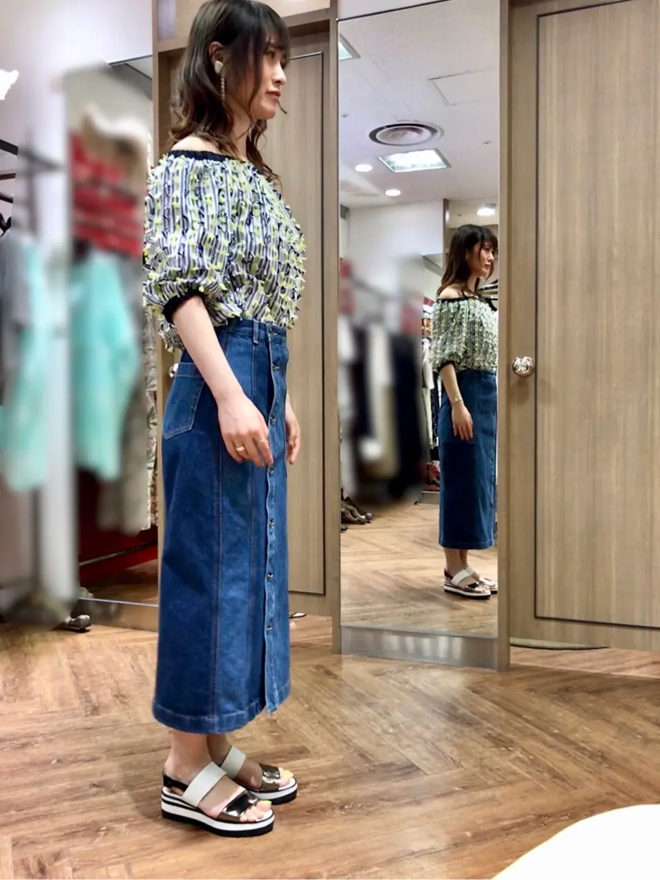 GRACE CONTINENTAL Kogane. コーディネート画像