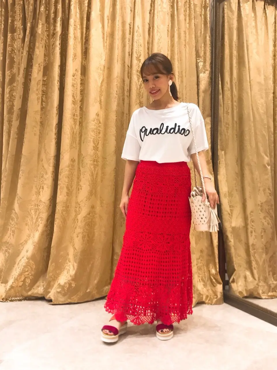 GRACE CONTINENTAL 松﨑　咲良 コーディネート画像