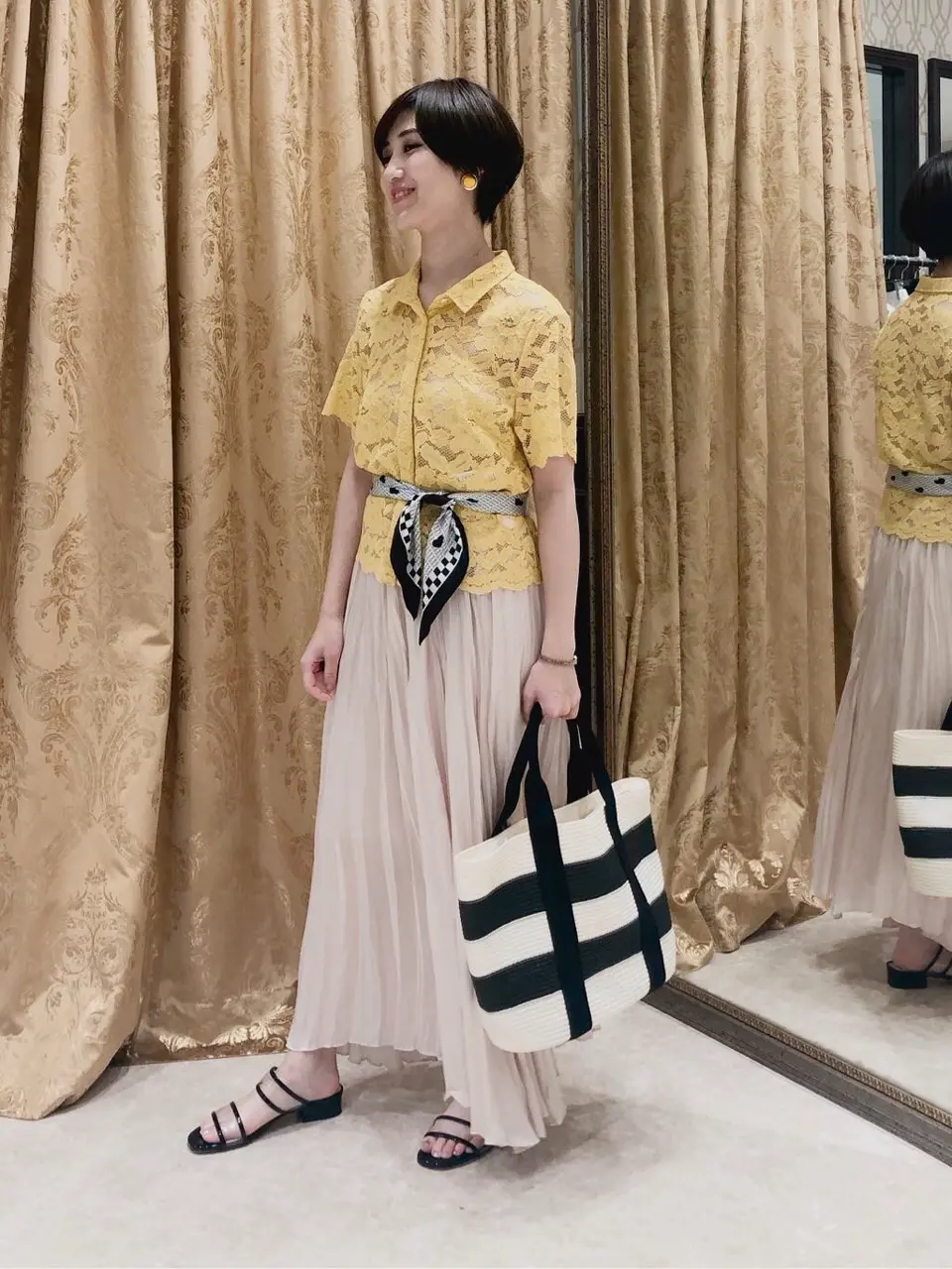 GRACE CONTINENTAL A.FUKUDA コーディネート画像