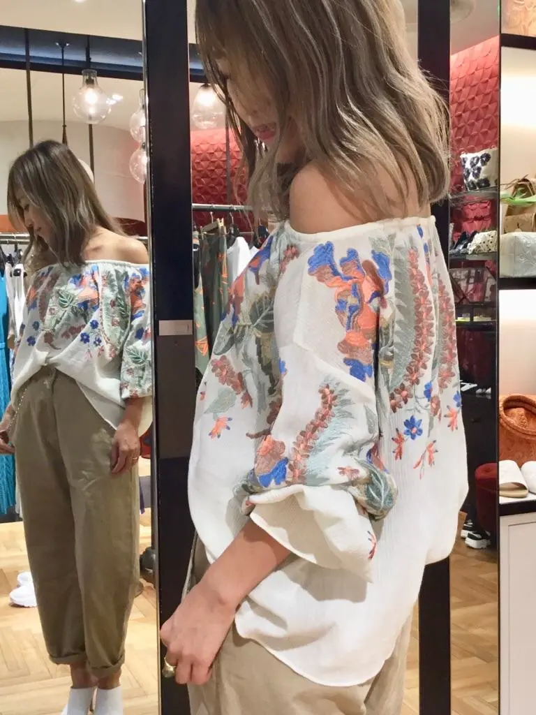 GRACE CONTINENTAL yukimi yonee コーディネート画像