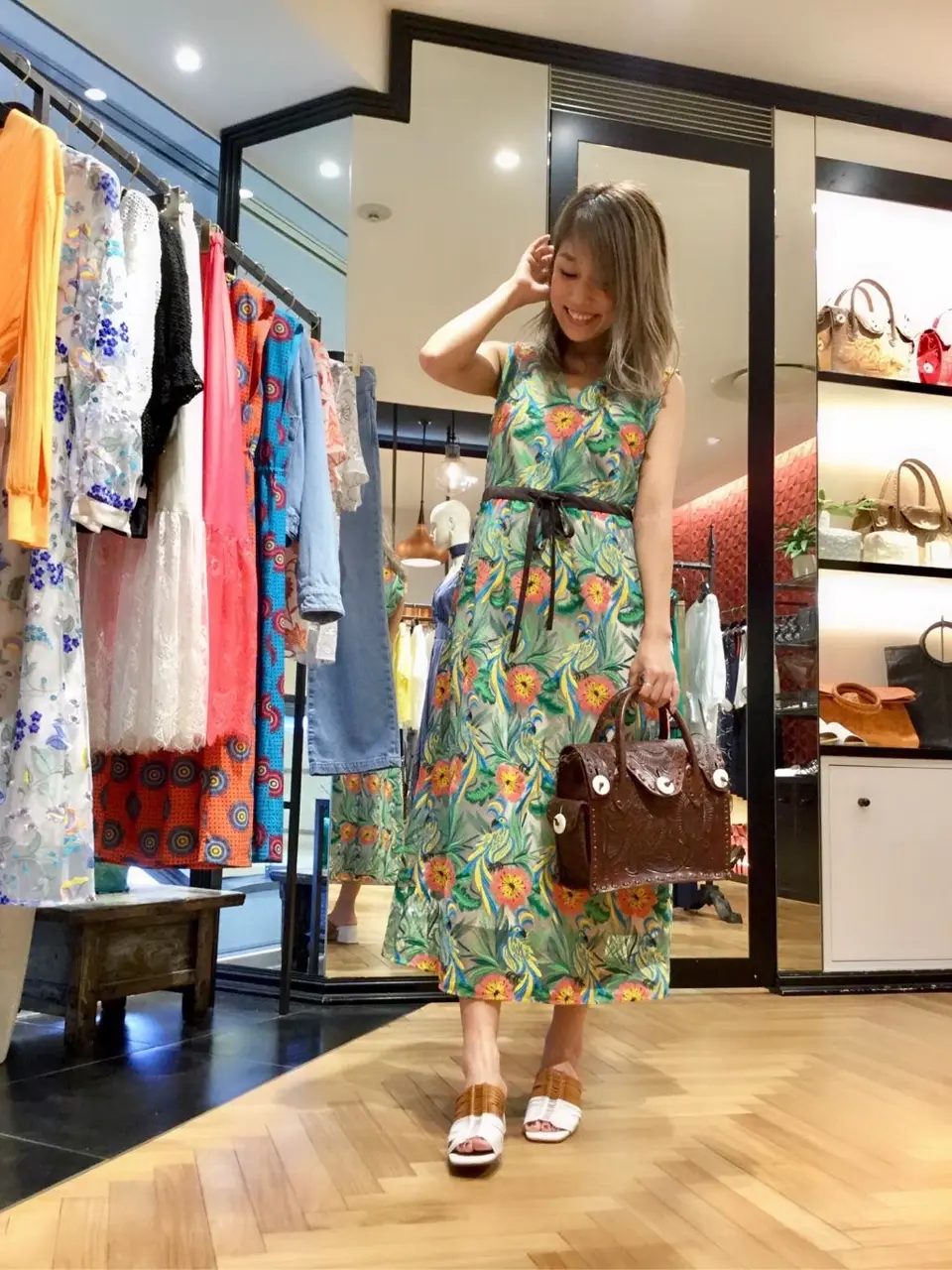 GRACE CONTINENTAL yukimi yonee コーディネート画像