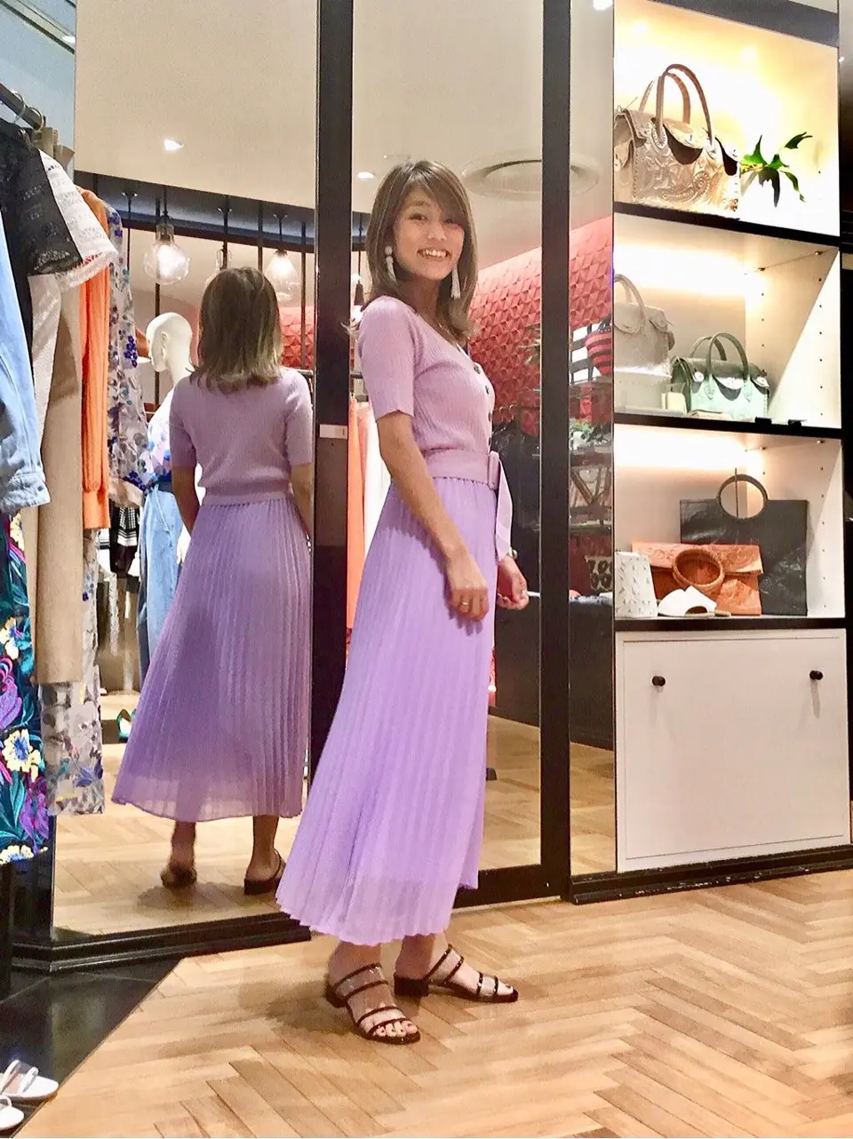 GRACE CONTINENTAL yukimi yonee コーディネート画像