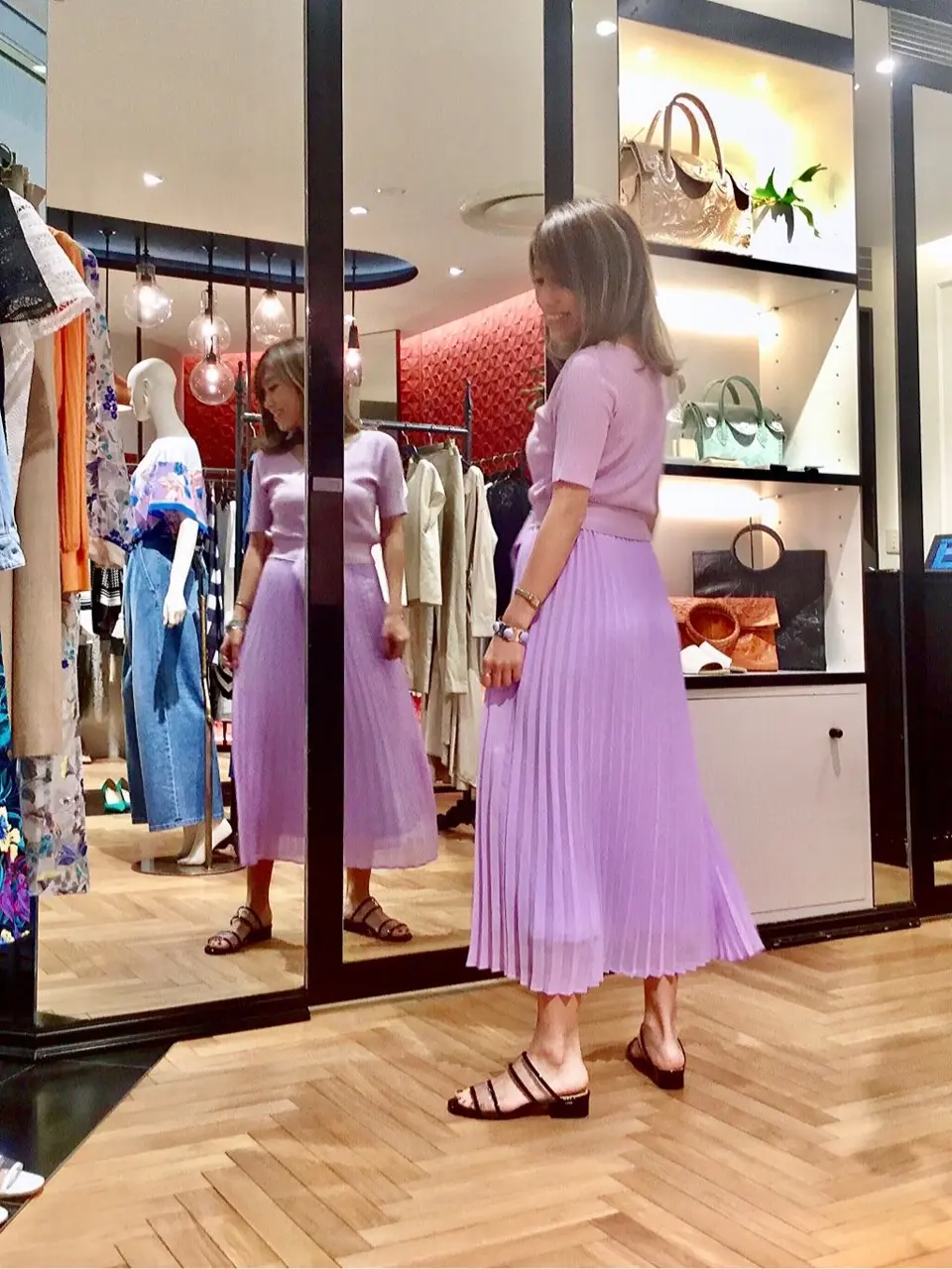 GRACE CONTINENTAL yukimi yonee コーディネート画像