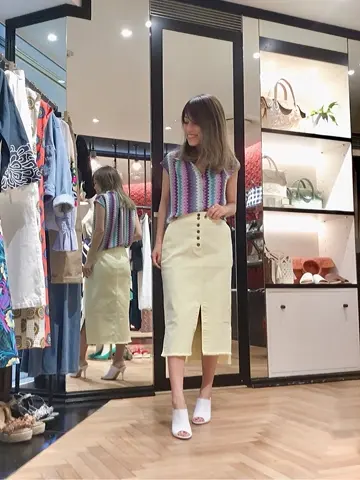 GRACE CONTINENTAL yukimi yonee コーディネート画像