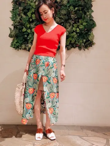 GRACE CONTINENTAL okunaka_desu コーディネート画像