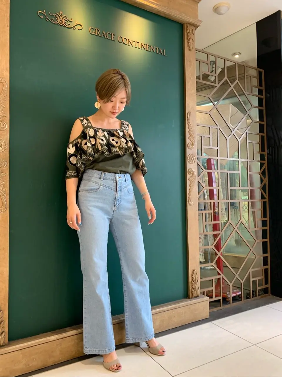 GRACE CONTINENTAL Arichi コーディネート画像