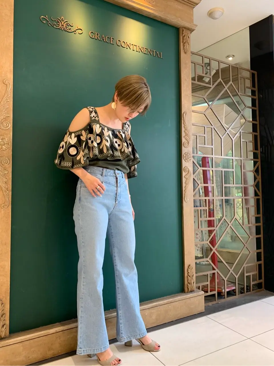 GRACE CONTINENTAL Arichi コーディネート画像