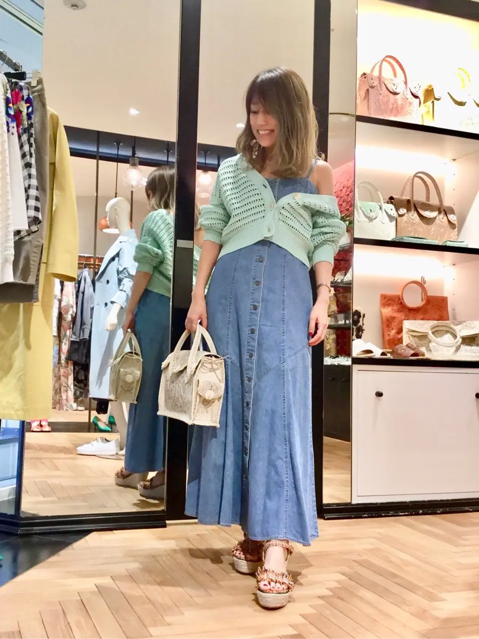 GRACE CONTINENTAL yukimi yonee コーディネート画像