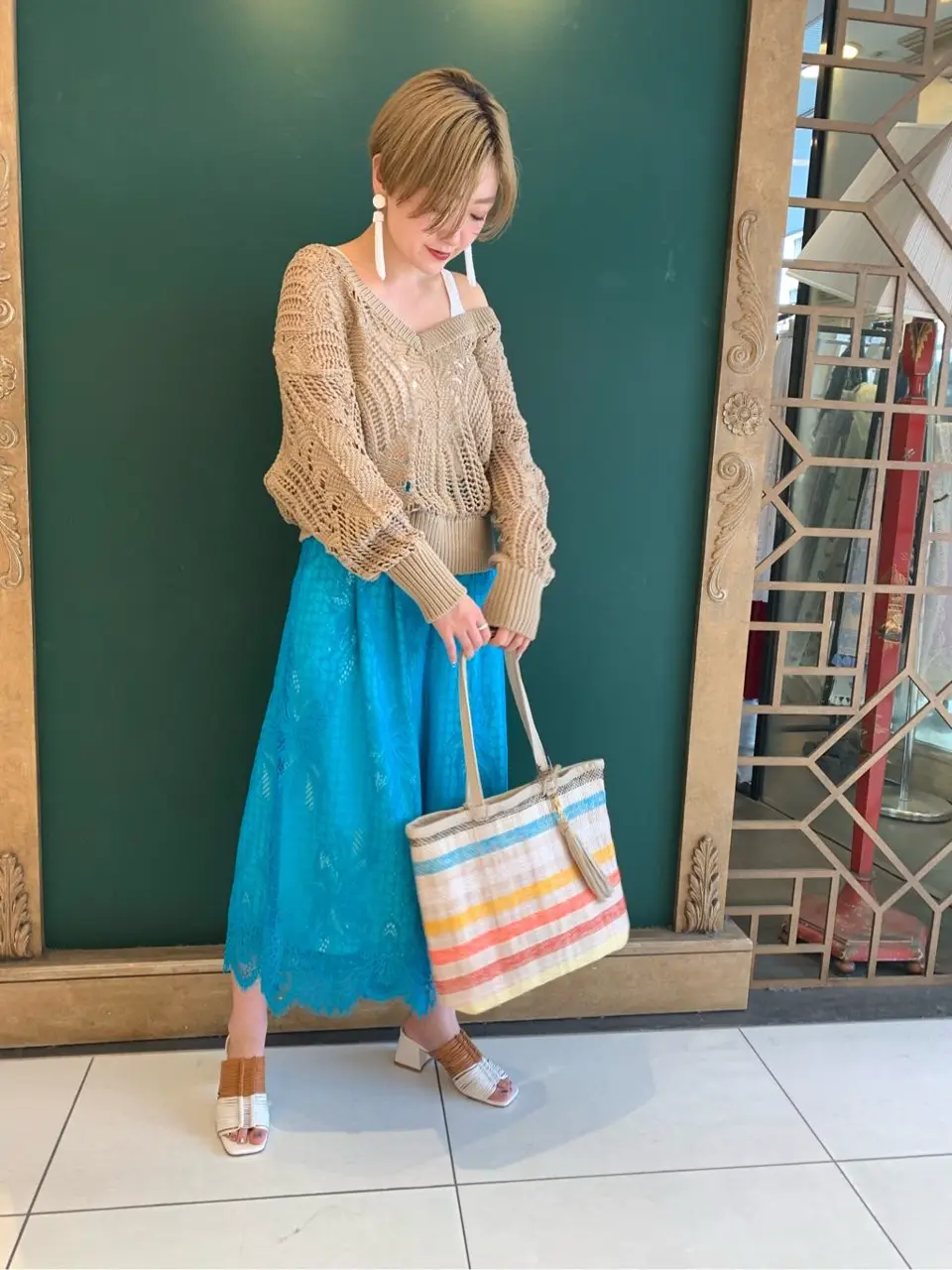 GRACE CONTINENTAL Arichi コーディネート画像