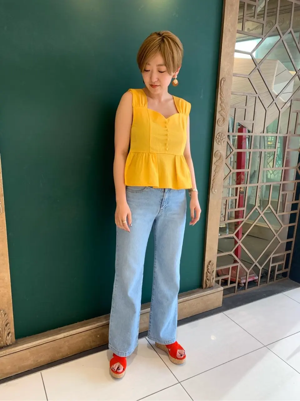 GRACE CONTINENTAL Arichi コーディネート画像