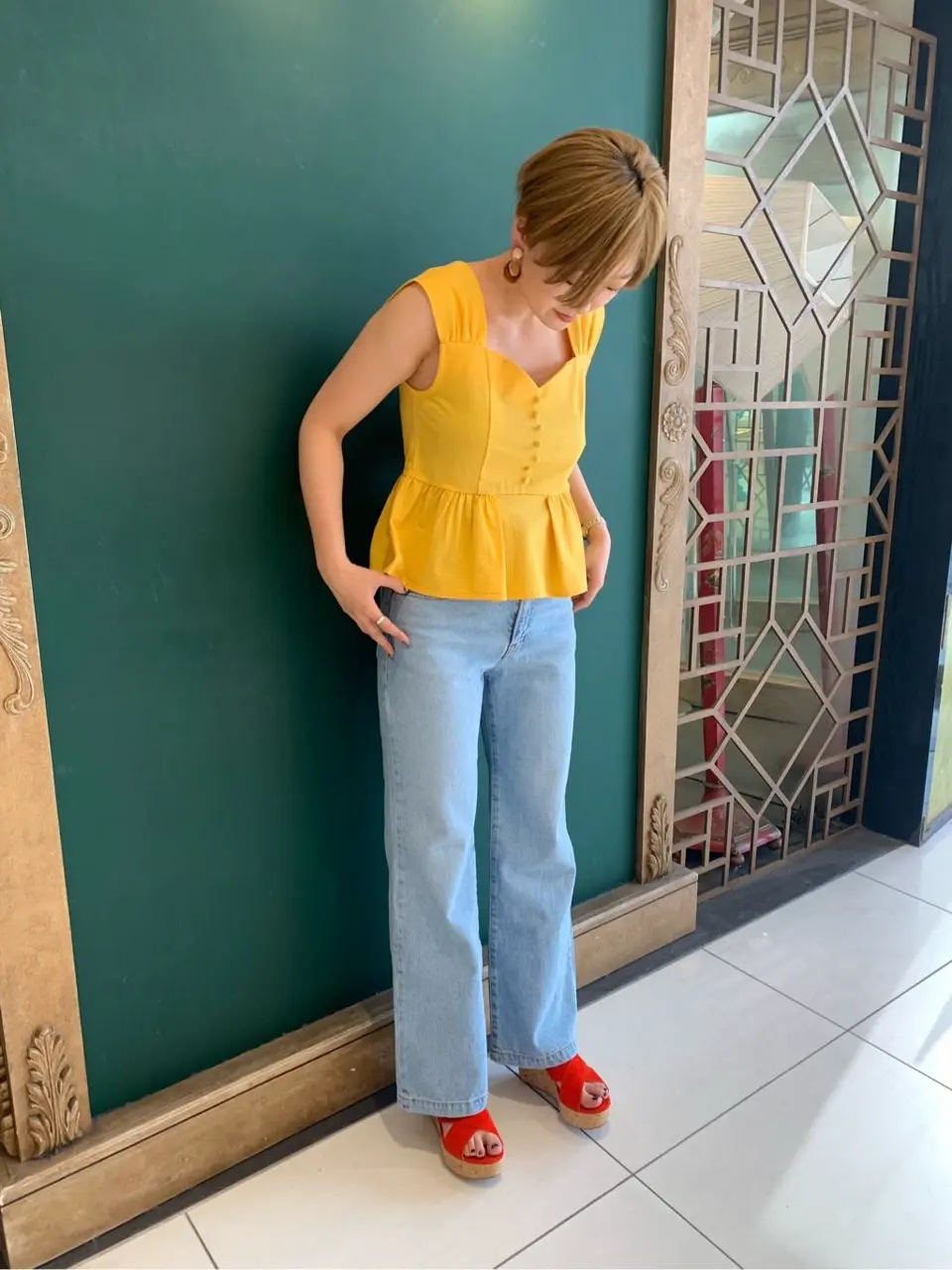 GRACE CONTINENTAL Arichi コーディネート画像