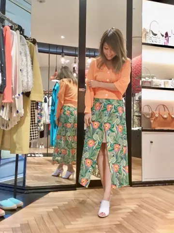 GRACE CONTINENTAL yukimi yonee コーディネート画像